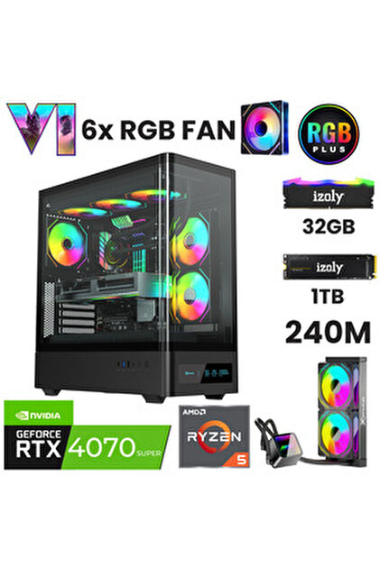 IZOLY NextGen K-X Ryzen 5 7500F 32GB 1TB M.2 NVMe RTX 4070 Super
