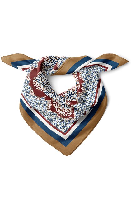 Modern Geometric Pattern Scarf Bandana 50X50 cm