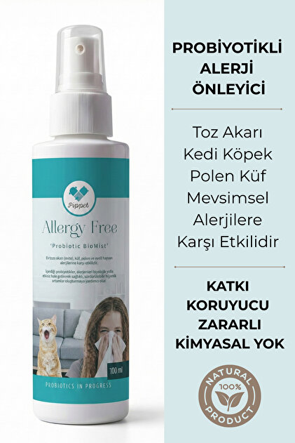 Pippet Alerji Önleyici Toz Akarı Evcil Hayvan Alerjilerine Karşı