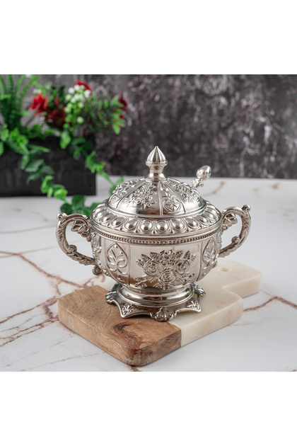 DMT COPPER HOME Gaziantep Bakır Zamak Şekerlik Kase Takımı yük