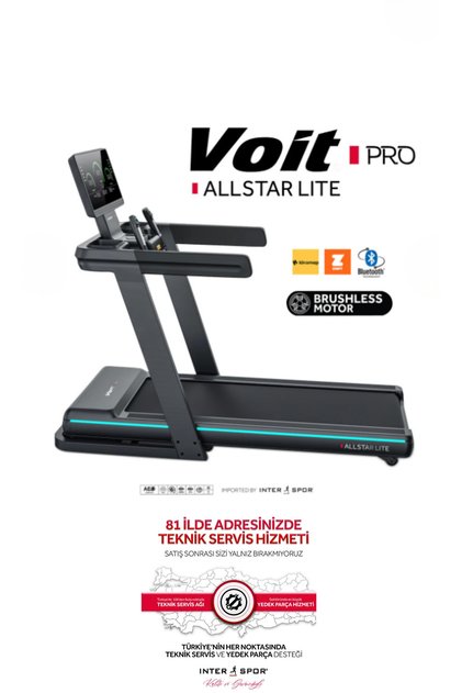 PRO ALLSTAR LITE Brushless Motor, 3.0 HP, 130 KG TAŞIMA KAPASİTELİ KOŞU BANDI