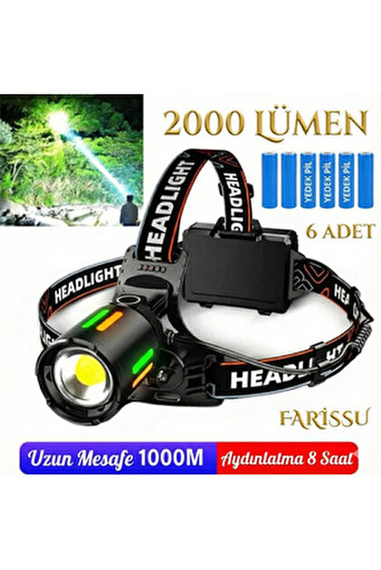 farissu Alaska Profesyonel 30W Lazer LED Şarjlı Kafa Lambası | 1