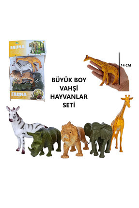Genel Markalar FAUNA THE WORLDS JD3-012 HAYVAN SETİ 3+(1 ADET