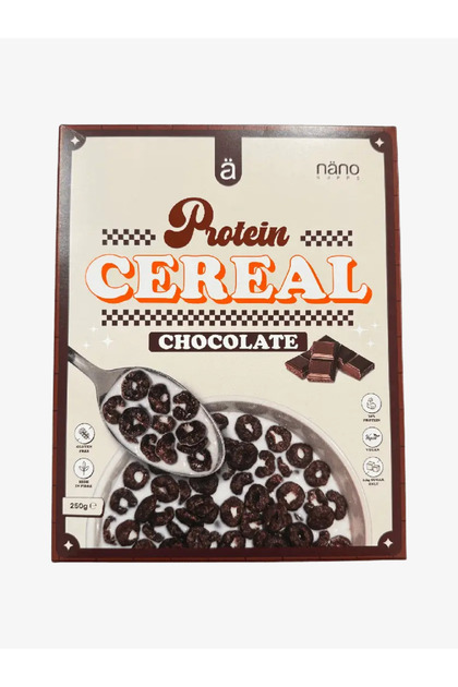 نانو حبوب افطار سيريال خالي من الجلوتين نكهة الشوكولاته - Nano protein cereal chocolate 250 g