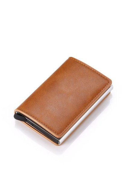 RFID Protection Ultra-Thin Aluminum Holder - Automatic Pop-Up Wallet
