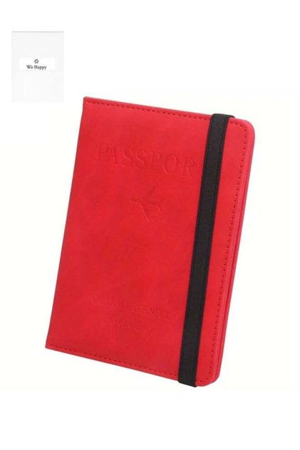 Passport Holder Travel Wallet Slim Ticket and Documents Cover with RFID Blocking and SIM Ca