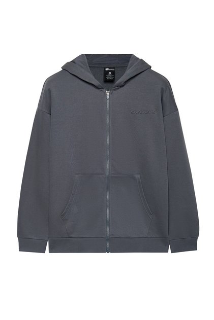 SKECH SWEATS Essential Full Zip Sweatshirt Erkek Gri Sweatshirt S2610014-3998
