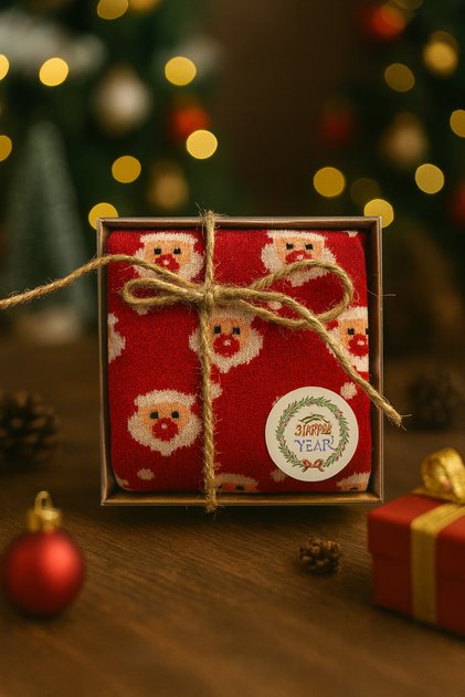 Boxed Christmas Gift - Unisex Christmas Socks - Boxed Gift Socks