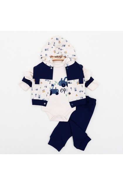 100% Cotton 3-Piece Set Hoodie