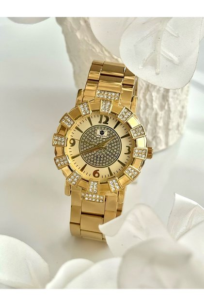 Vegans-(Gold Color)Women's Wrist Watch-