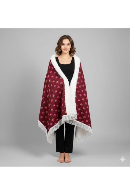 Shalki winter fur shawl