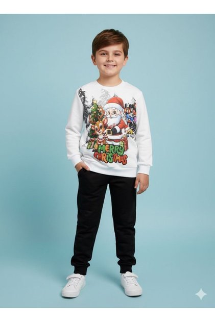 The Sweetest Team of the New Year! 3-Piece Winter Children's Set I New Year's Children's Suit I 3-7 Years Old Thick Suit