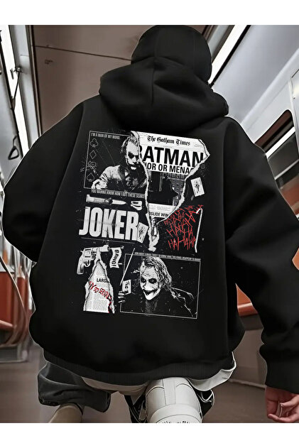 FREAK T-SHIRT Kar Maskeli Ninja Joker Unisex Sweatshirt Hırka 3