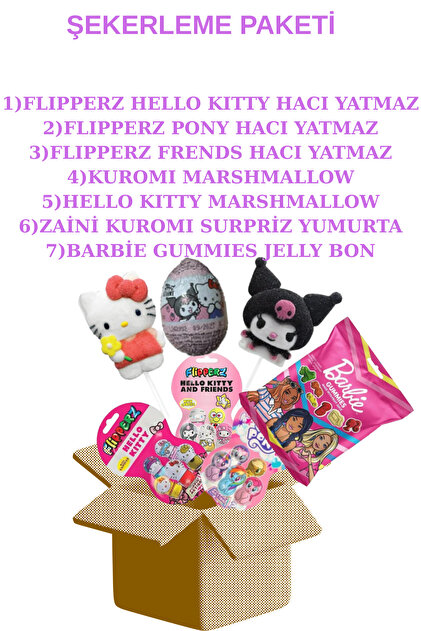 Pofika Flipperz,Hello Kıtty Friends Pony Hacıyatmaz,Kuromı Hello