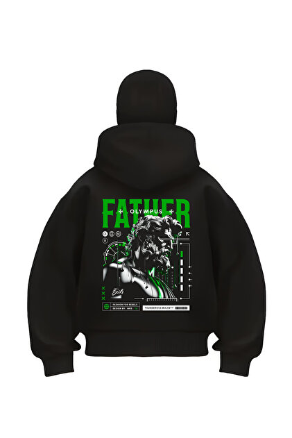 FREAK T-SHIRT Kar Maskeli Ninja Father Unisex Sweatshirt Hırka 3