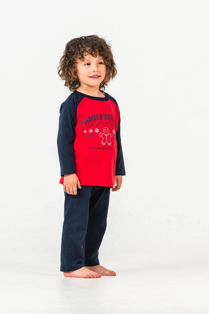 Family Kitchen Baskılı Erkek Çocuk Pijama Takım