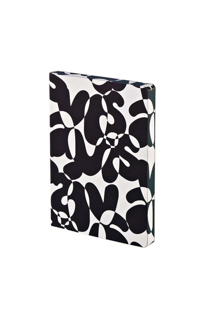 L Gray Dotted Notebook Vis a Vis