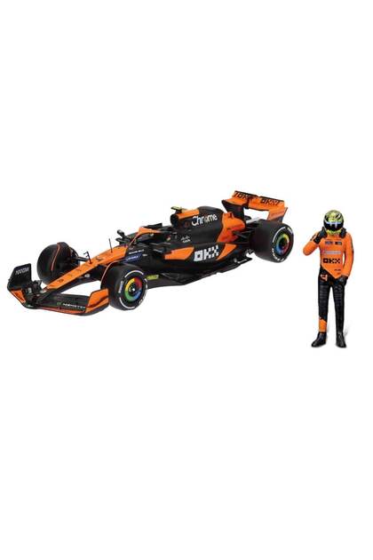 Sunman :24 McLaren MCL38 Miami Grand Prix 2024 Figürlü Formula 1