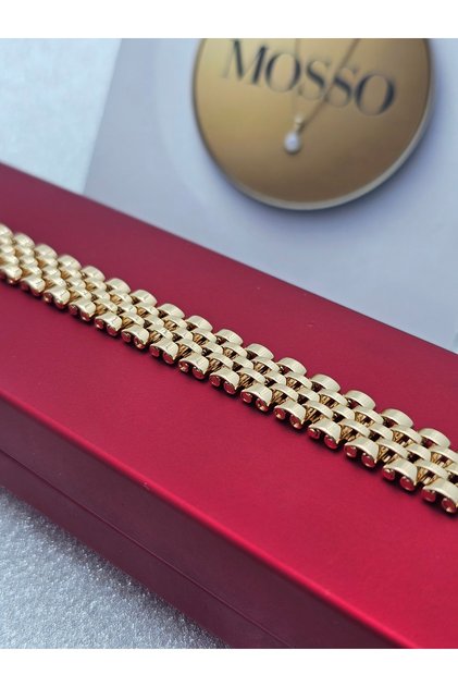Xuping Wicker Cord Model Steel Bracelet Gold Color