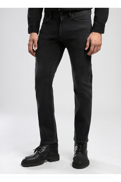 Lee Cooper Normal Bel Straight Siyah Erkek Denim Pantolon 261 LCM