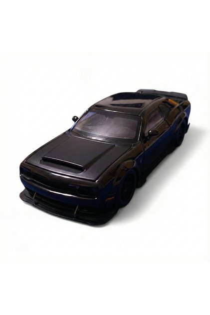 Μεταλλικό μοντέλο DODGE CHALLENGER SRT DEMON, Χυτό, 1:32, 15 εκ., φώτα και ήχοι, μαύρο