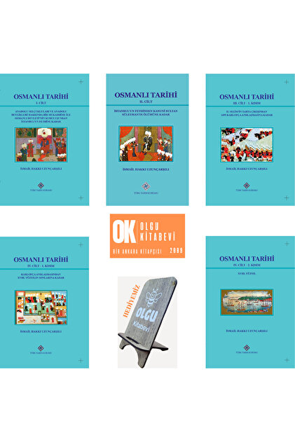 Osmanlı Tarihi 5 cilt takım (CİLTLİ) / İsmail Hakkı UZUNÇARŞILI (TELEFON TUTUCU HEDİYE)