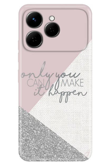 Spark 40 4g (Km5N) Case Color Silicone Printed Tpu Happen