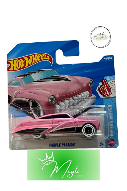 HOT WHEELS Fan Driven Purple Passion 1/64 ölçek 48/250 JJJ17-N521
