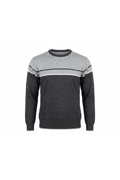 Men's Knitted Patterned Sweater