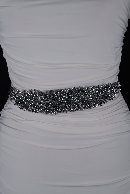Limelia Crystal Beaded Custom Design Wedding Dress and Evening Dress Belt