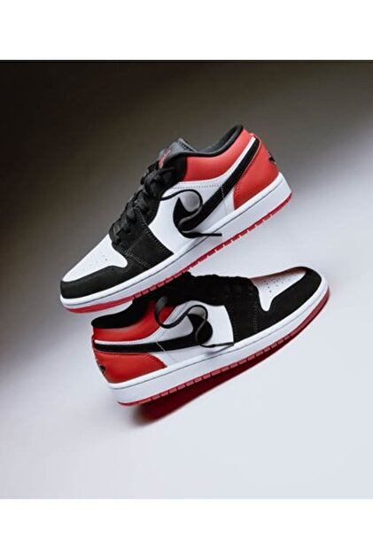 Nike Air Jordan 1 Low SE 'Black Toe' Erkek Basketbol Ayakkabısı