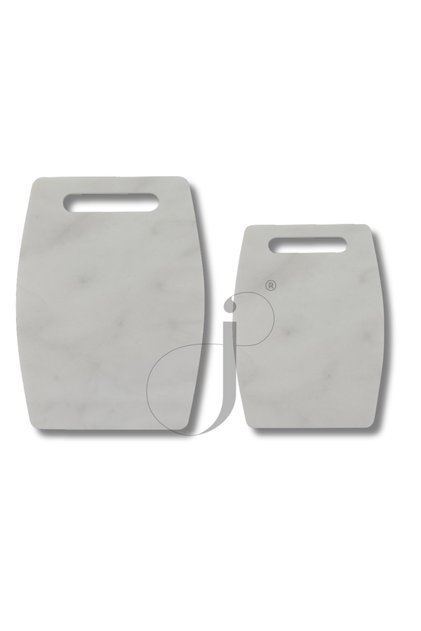 Jumeax Atina Ensemble Double Marble Cutting and Presentation Table Set