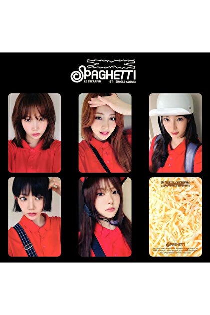 Kpop Dünyasi LE SSERAFIM '' Spaghetti '' Photocard Set VOL 2