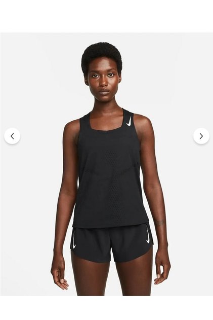 Dri-Fit Adv Aroswft Singlet Kadın Siyah Koşu Atlet(yousportswear)