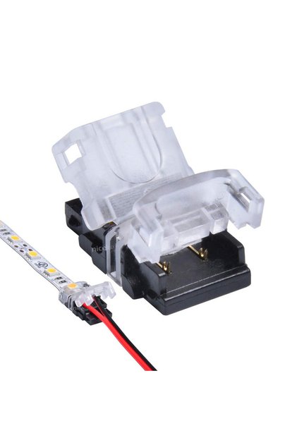 Conector Banda LED 10mm, 2 pini, 2 fire