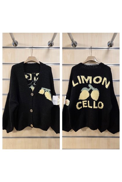 Lemon Pattern Cardigan