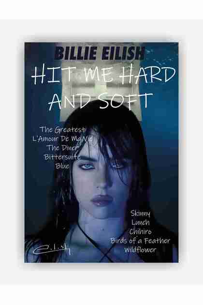 postercraft Billie Eilish Hit me Hard and Soft Modern Panel Tablo