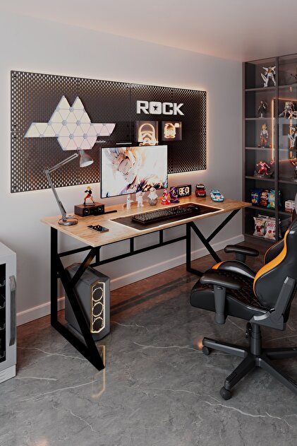 TEKATEL Oyuncu Masası Ofis masası Bilgisayar Masası Metal ayaklı