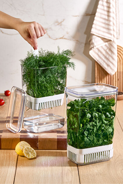 Comprox Yeşillik Saklama Kabı 2900 ml | Sebze Saklama & Buzdolabı