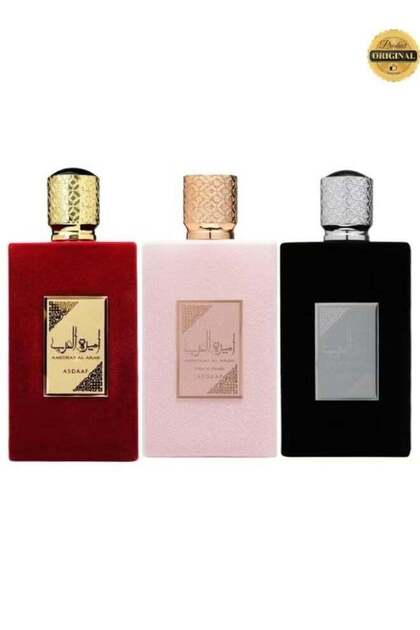 ASDAAF Prive Rose Perfume 100ML And Perfume 100ML And Ameer Al Arab