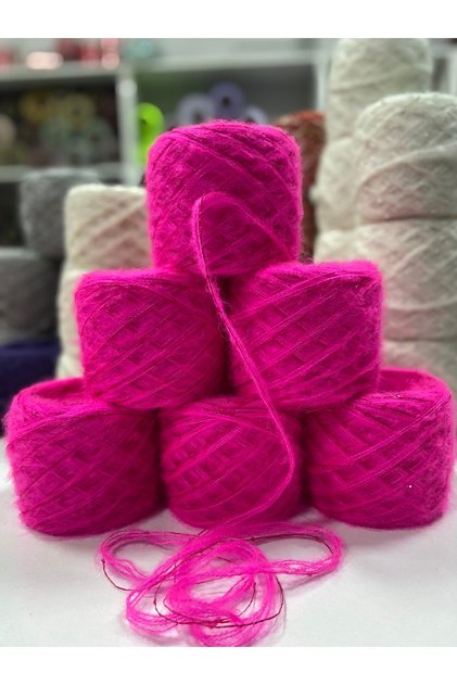 Moher Acrylic Color Fujya and Fujya Sequin Visual Net 600 Grams