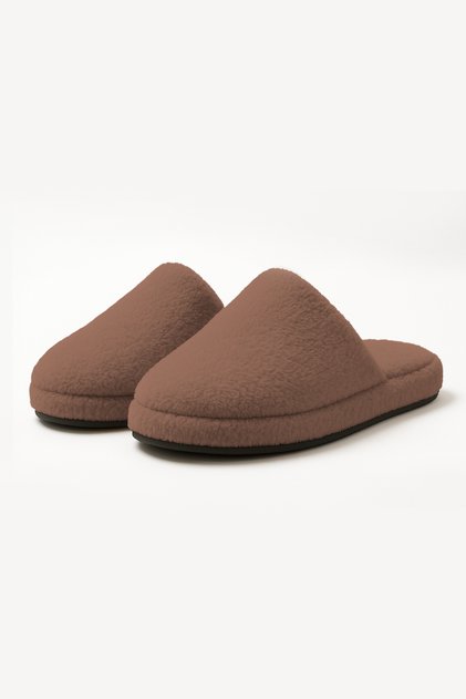 Wellsoft home slippers | Ultra soft - anti-slip sole - warm & lightweight | Mocha