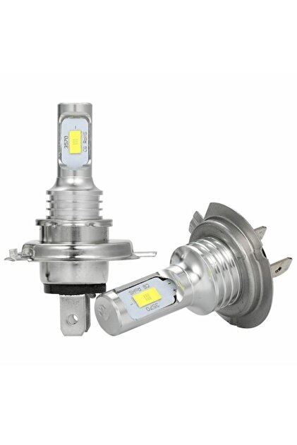 Set de 2 becuri auto H7 cu 12 LED-uri SMD, 160W, alb pur 6000K