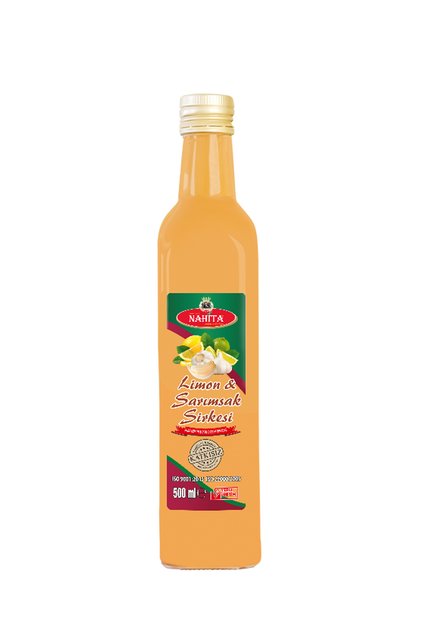 Katkısız Limon Sarımsak ve Maydanoz Sirkesi 500 ml - Geleneksel Doğal Kür