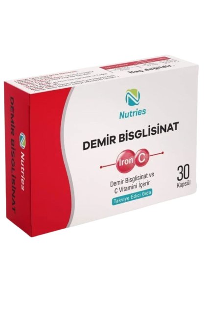 Demir Bisglisinat 30 Kapsül