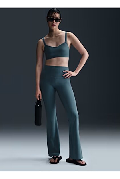 Nike Dri-Fit Zenvy High-Waisted Flared Leg Training Kadın Tayt
