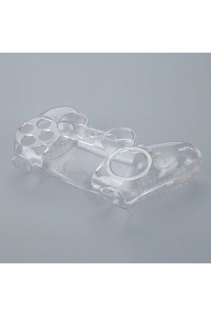 one size Transparent Hard PC Protector Clear Cover Skin Case for PS4 Controller