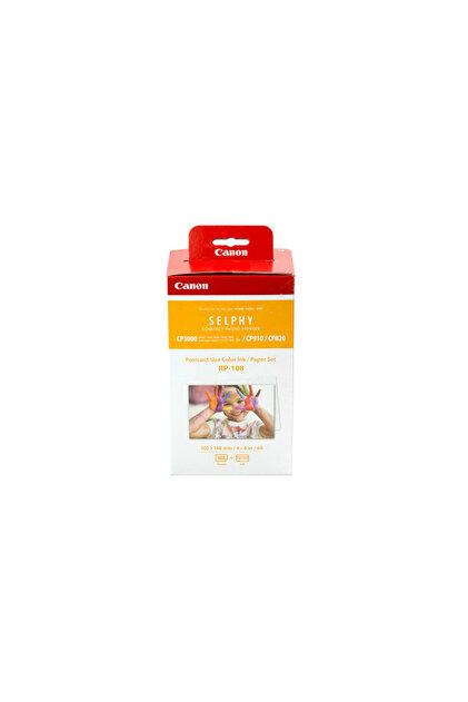 Set hârtie foto + cerneală RP-108, 100x148mm, 108 coli, 8568B001AA, pentru Selphy CP1500