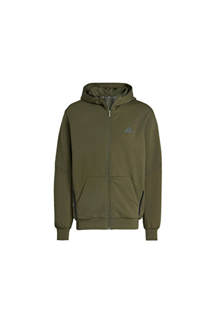 adidas D4T Full-Zip Ho Erkek Günlük Ceket JX0692 Haki - Fiyatı