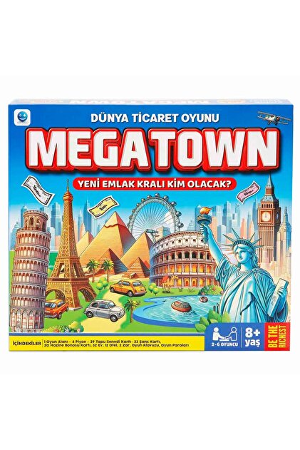 Smile Games Megatown Dünya Ticaret Kutu Oyunu - Fiyatı, Yorumları